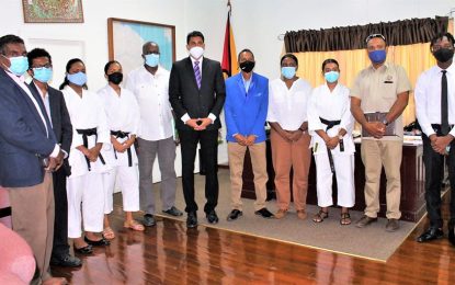 Sports Minister meets with IKO Karate Academy