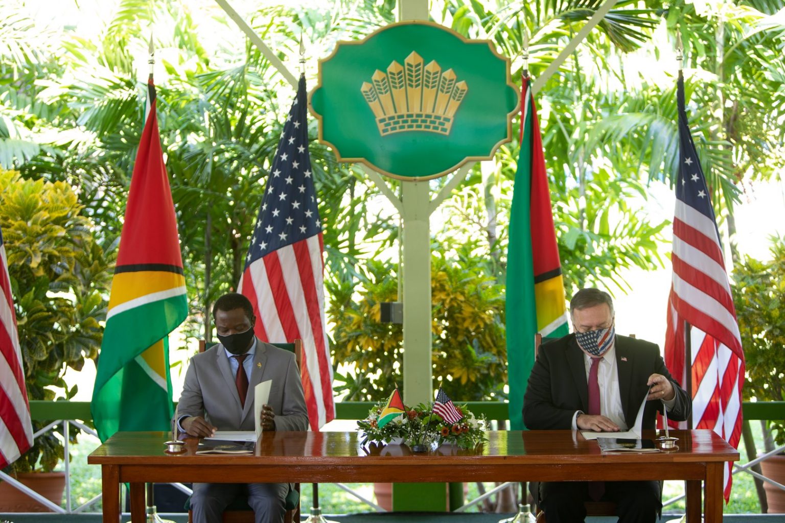 Us Guyana Agree To Jointly Monitor Protect Local Maritime Space