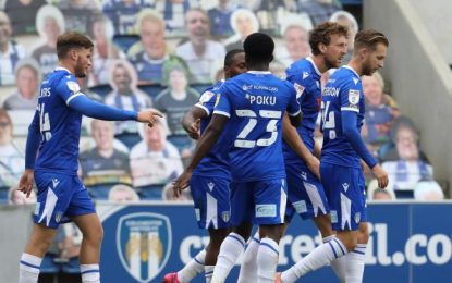 ‘Golden Jaguar’ forward Callum Harriott in fine form, making Sky Bet League Two Team of the Week