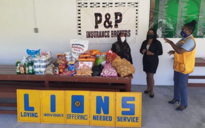 P&P Insurance and Lion’s Club gives donation to orphanage