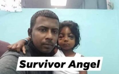 Battered Canje girl, 6, placed in the care of father