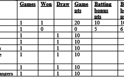 Big Man Cricket continues this weekend