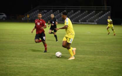 ‘Golden Jaguars’ lose to ‘Soca Warriors’ as four players make debuts