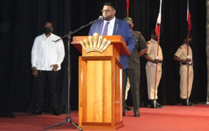 President Ali outlines strategy to strengthen, reconstruct and rebrand GPF