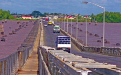 Nine foreign contractors shortlisted to build new Demerara Bridge