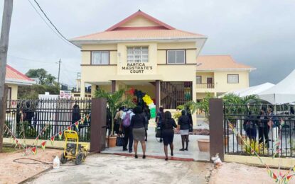 $177M Magistrate’s Court and quarters commissioned in Bartica