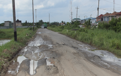 Residents still to see Eccles Dumpsite Road properly fixed