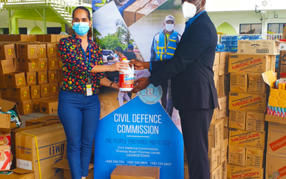 ANSA McAL donates 300 cases of Trinchloro to CDC Flood relief effort