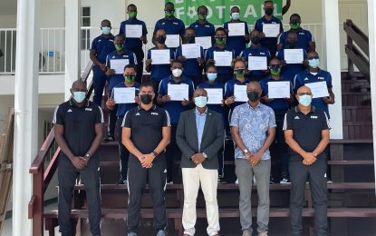 Match Officials successfully complete FIFA Member Association Refereeing Course