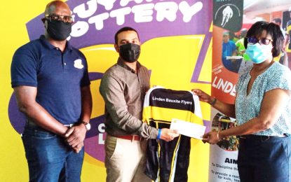 Guyana Lottery Company supports Linden Bauxite Flyers Cycling Club