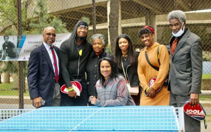 Capobianco Field, Roosevelt Island, named for Guyanese tennis legend