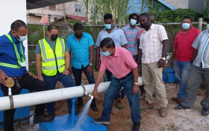 East Bank Essequibo communities receiving improved water supply