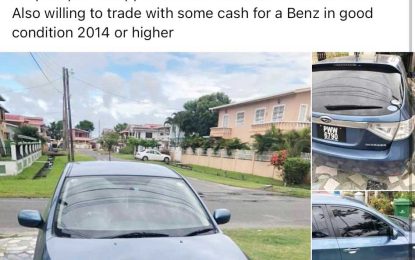 Man found his stolen car on Facebook for sale