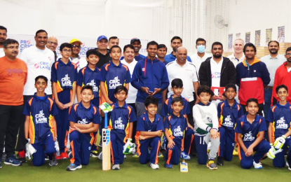 Criclanes Sports Academy hosts Shivnarine Chanderpaul