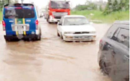 Soesdyke/Linden Highway flooded despite millions recently spent to upgrade drainage