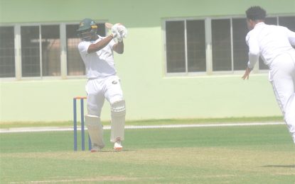 Barnwell returns to National Trials with pugnacious 66; Shares 99-run 9th wicket stand with Junior Sinclair