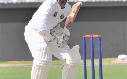 Chanderpaul (85) Griffith (57) share unbroken 1st Wk Stand