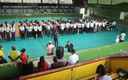 Janet Jagan Memorial School Girls Windball cricket tourney underway