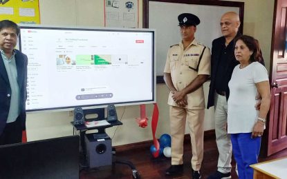 E’bo Police training college benefits from new computers, smart-board, chairs