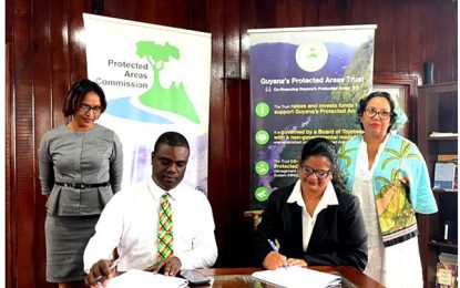 Protected Areas Trust inks agreement with Caribbean Biodiversity Fund to access loans