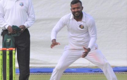 Campbell, Lugg daunt Guyana’s title hopes with century stand