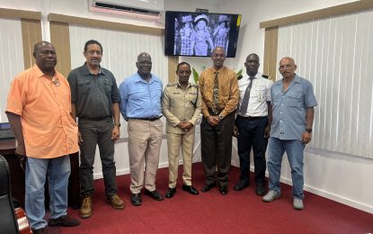 Guyana National Rifle Association members meet with ‘Top Cop’ Hicken