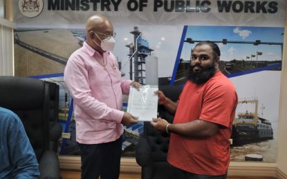 Over $2B in contracts signed to fix roads in West Dem, Berbice