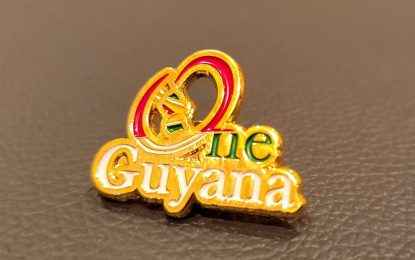 Local marketing firms launch ‘One Guyana’ pin