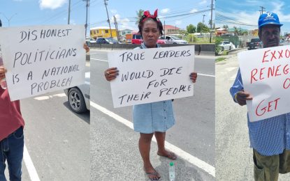 “We have a country with so many resources and can’t see we way” – protestors