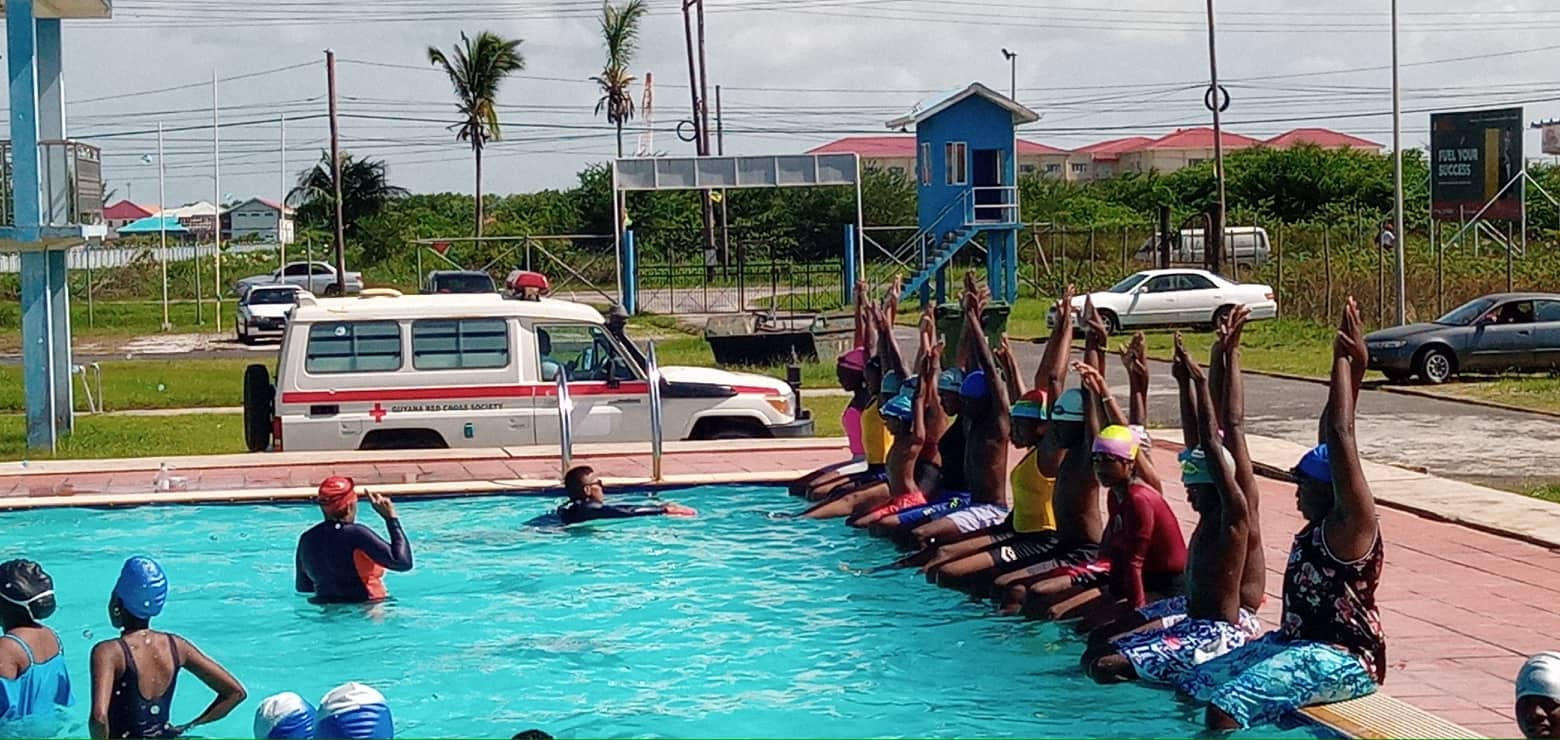 Head Coach Mahaica pleased with progress of NSC swim camp - Kaieteur News