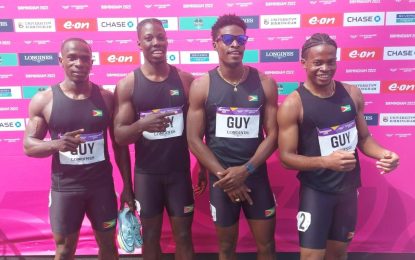 Keeping hope alive! Guyana into 4x100m relay finals