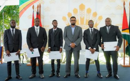 Five land surveyors sworn-in