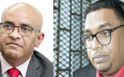 VP Jagdeo, Pres. Ali at odds over renegotiation of ExxonMobil contract