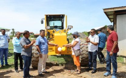 Agriculture Minister commissions $24M grader in Reg. 6