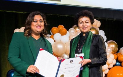 Education Minister conferred with prestigious Honorary Title