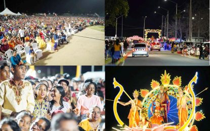 Diwali motorcade attracts thousands 