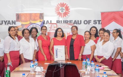 Three companies cleared to use GNBS ‘Made in Guyana’ trademark