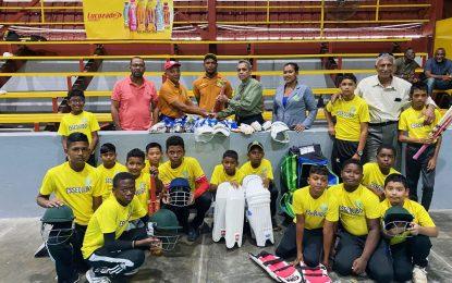 GCB donates under-13 cricket equipment to county boards