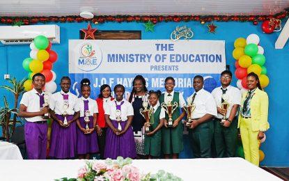 West Demerara Secondary School crowned debating champs