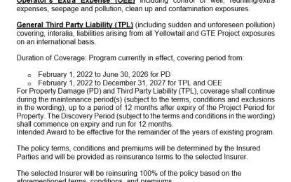 Exxon locks local Insurers out of multi-billion-dollar Yellowtail, Gas to energy projects for next five years