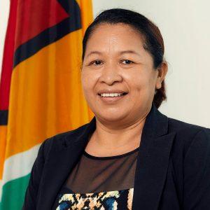 New General Secretary of the People’s National Congress Reform (PNCR), Mrs.Dawn Hastings-Williams, Opposition Member of Parliament (MP).