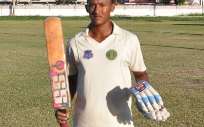 Brilliant first innings century from Kemol Savory for the Tagenarine Chanderpaul XI