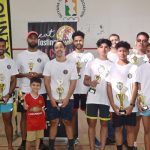 Thrilling finish to the Bounty Farms Mash Handicap Squash tournament -  Kaieteur News