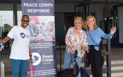 New Peace Corps Response Volunteers on 12-month stint