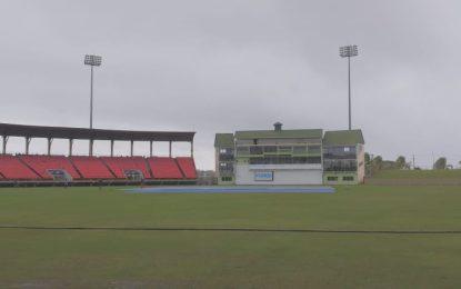 Rain dampen things in Essequibo vs GCB Select XI at Providence