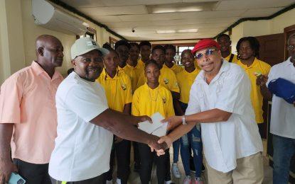 Guyana Committee of Service assists Junior Carifta athletes with spending allowance