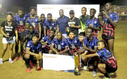 Middle Mazaruni Warriors squeeze past Eteringbang to lift to trophy