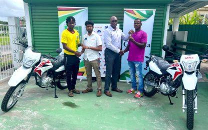 GFF, Marics Company handover One Guyana President’s Cup Top Scorers’ Prizes