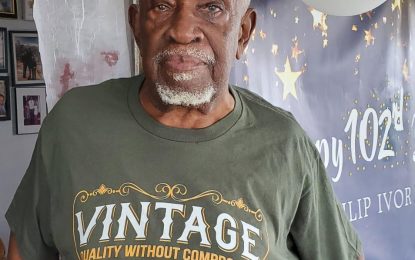 Retired Guyanese sanitary inspector turns 102