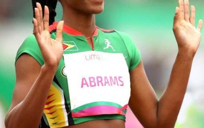 Aliyah Abrams sets new National Women’s 400m record